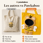 Comparatif : les autres sacs vs le sac Pawkaboo Abeille
