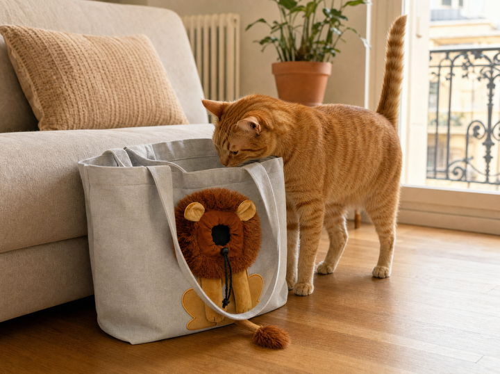 Posez le sac ouvert