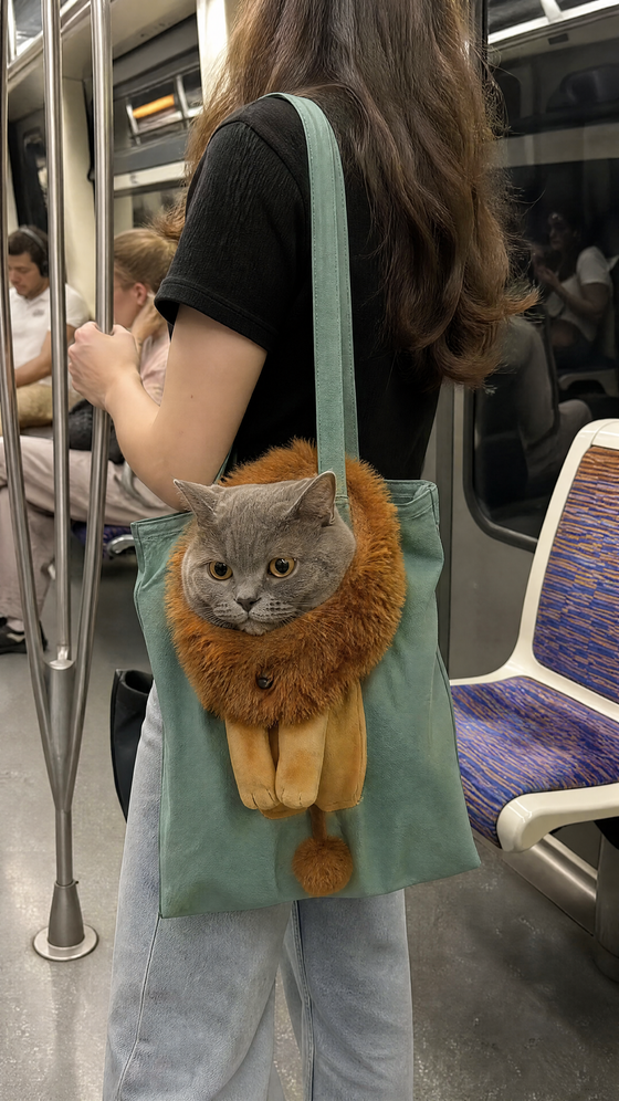 Dans le métro 🦁