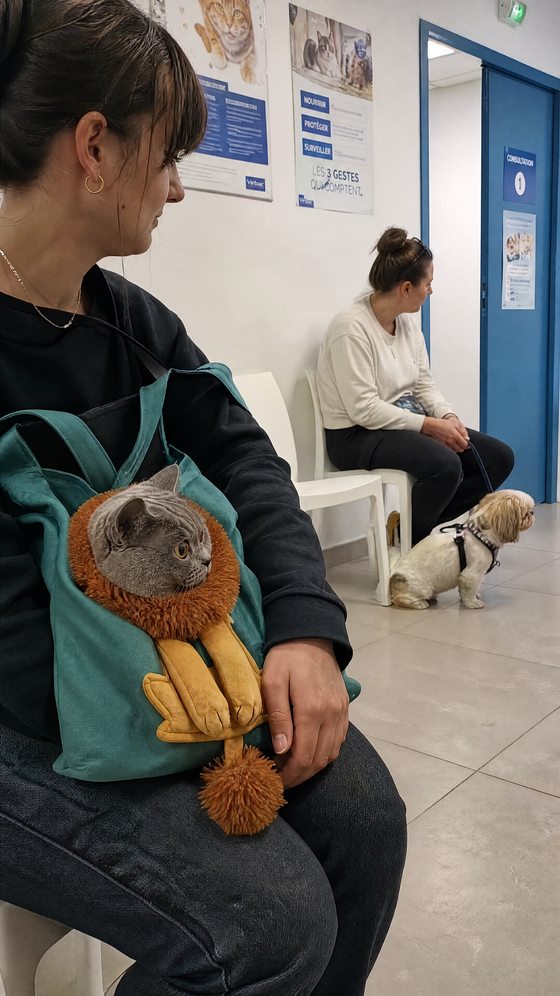 Chez le véto 🦁